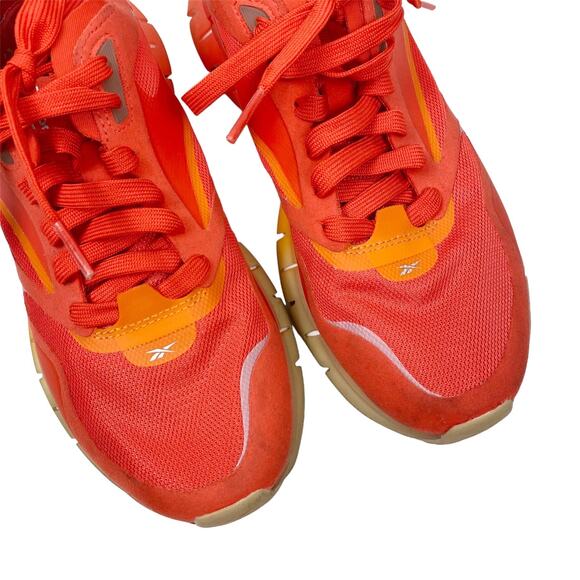 Reebok ZIG Kinetica Sneakers Horizon Orange Running Athletic Shoes Womens 8M - Picture 5 of 11